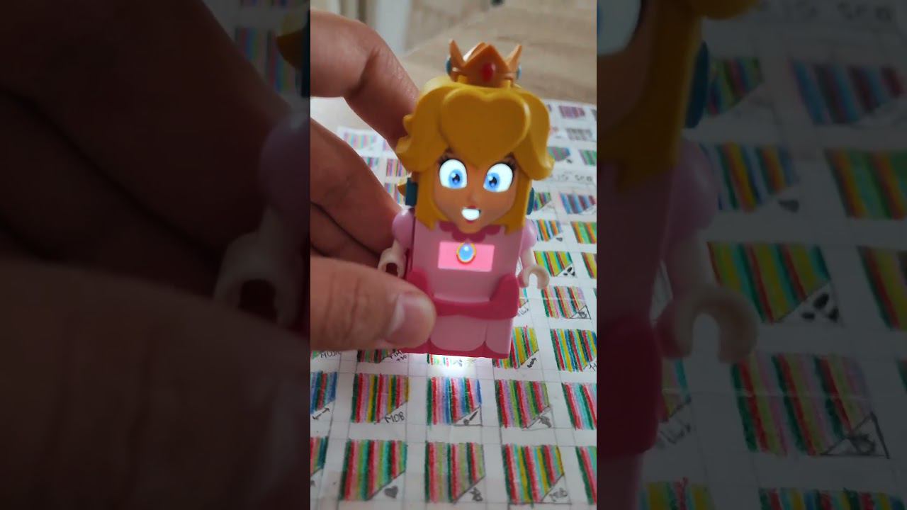 Lego Princess Peach  - New August 2024 Barcodes Sets Lego Super Mario #shorts Part 2