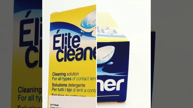 Новый раствор для очистки контактных линз Elite Cleaner  от Vita Research