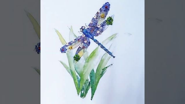 Футболка с принтом и вышивкой 