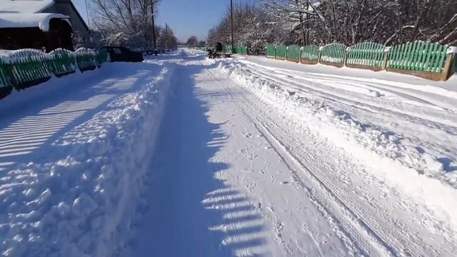 испытание по снегу