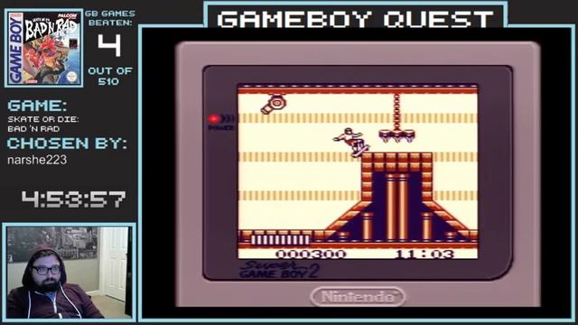 Game Boy Quest #5 - Skate Or Die: Bad 'N Rad (part 2)