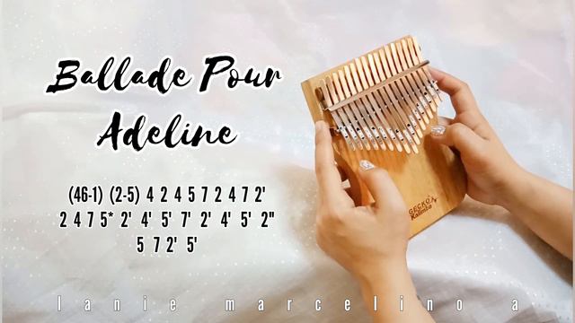 BALLADE POUR ADELINE Kalimba Cover With Tabs