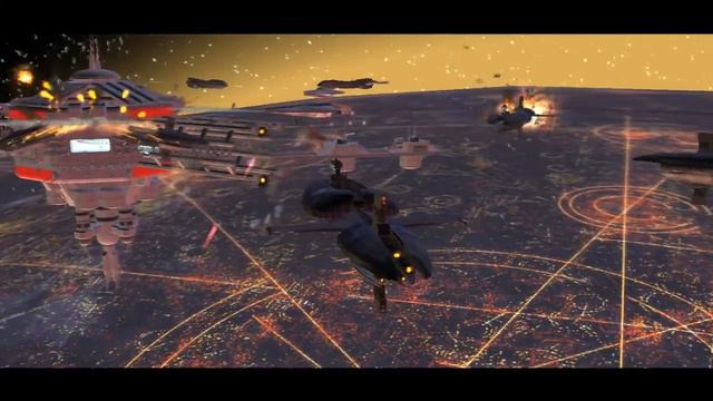 Battle Over Corusant In Scale.(Separatist Side)