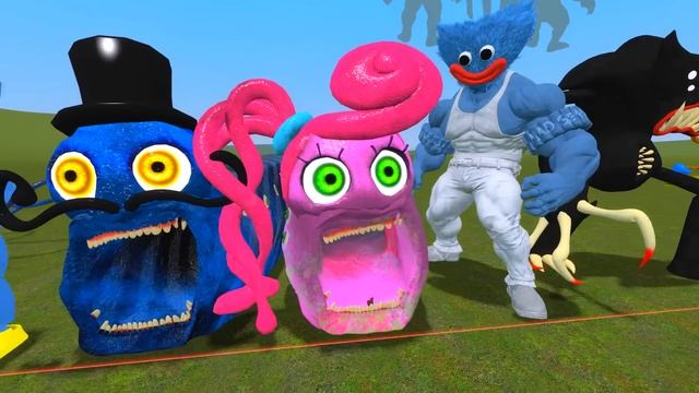 СРАВНЕНИЕ РАЗМЕРОВ ВСЕХ ПОППИ ПЛЕЙТАЙМ И ДЛИННЫЕ НОГИ 1-2 В ГАРРИС МОД! POPPY PLAYTIME Garry`s Mod!