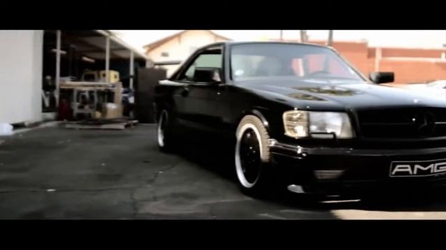 Mercedes 560 SEC AMG дрифт FullHD