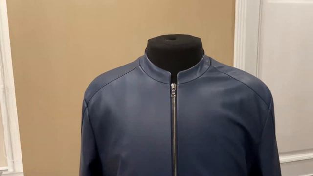 Пошив мужской кожаной куртки на 54 размер