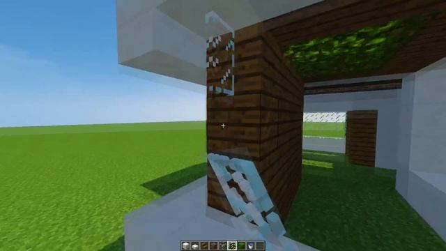 КРУТОЙ СТАРТОВЫЙ ДОМ В МАЙНКРАФТ В СТИЛЕ МОДЕРН