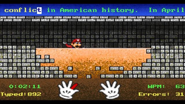 [Gameplay] Mario Teaches Typing (1991)