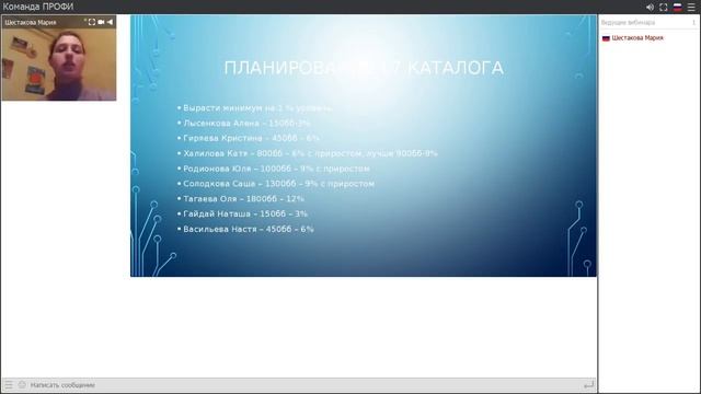 Планерка. Итоги 16-го каталога, планирование 17-го.