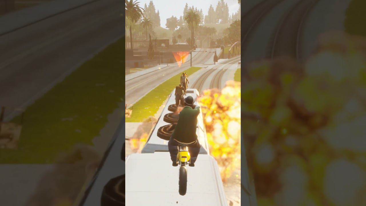 Миссия с поездом и Биг Смоуком - GTA San Andreas Definitive Edition