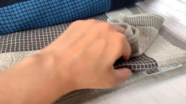 Полотенце банное для мужчин Мелкая клетка 70х140см.