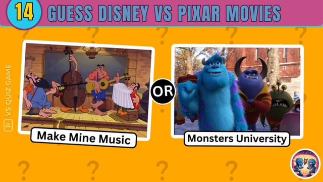 Popular Disney Movies Vs Pixar Movies Guess Challenge | Frozen, Elemental, Cinderella, Toy Story 4