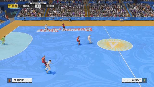 FIFA 23 VOLTA World Cup   -  Belgium  4v4  Morocco   -   1/8-FINALS