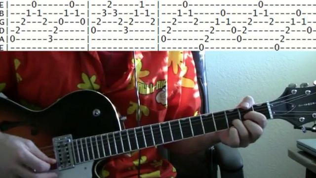 House Of The Rising Sun Chords and Guitar TAB Tutorial Lesson by The Animals