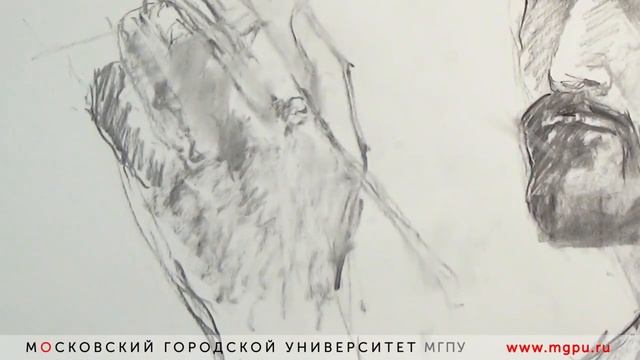 Графический рисунок углем ⚪ Школа художника для детей и взрослых