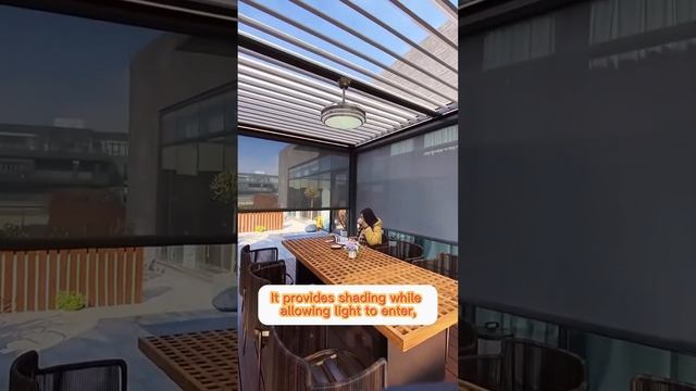 Factory Price Motorized Louver Aluminium Waterproof Pergola