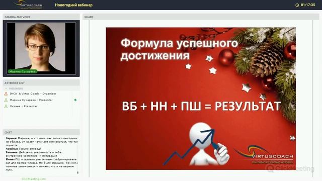 Новогодний вебинар Академии Virtus Coach Int.