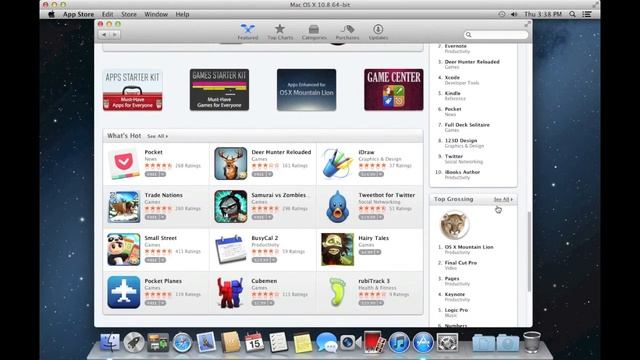 OS X - Installing Apps From The Mac App Store