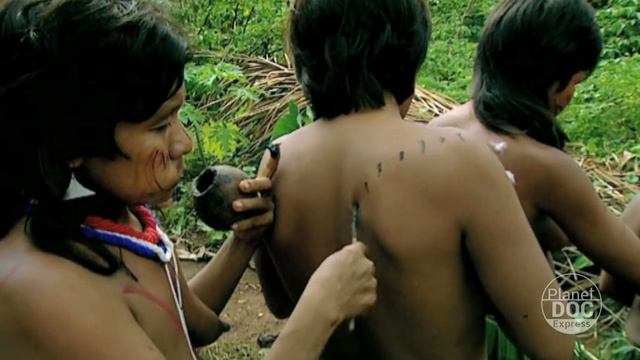 Yanomami Woman Dancing