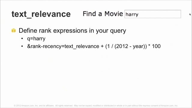 Webinar: Get The Most From Your Search Results With Amazon CloudSearch