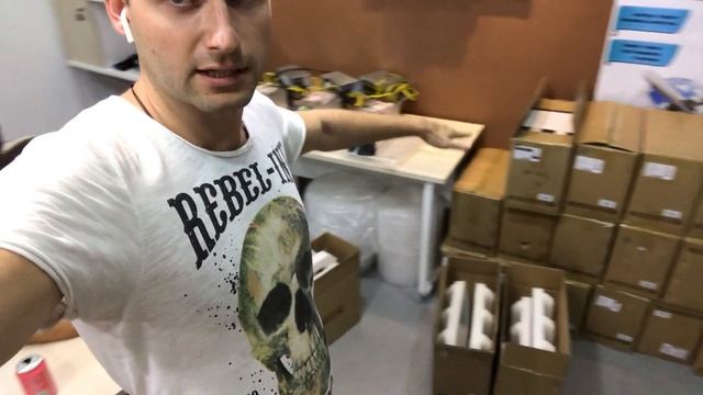 Отправляем 40 штук Антмайнер L3+. Товары из Китая. Компания OptSale