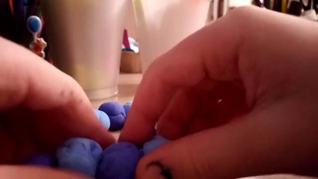 Гусеница из лёгкого пластилина! ?