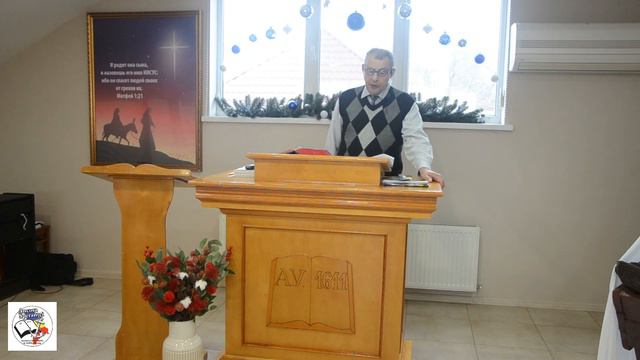 18.12.22 - Воскресное Школа: Послание к Римлянам 8:18-25 -Урок 40 Пастор Ассистент  Иван Железогло