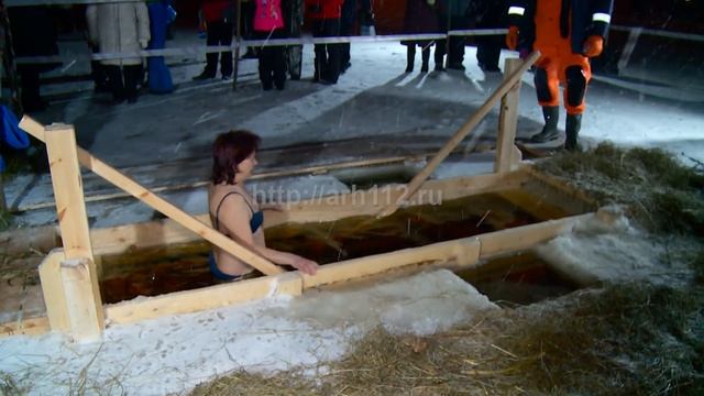 Крещенские купания в Архангельской области