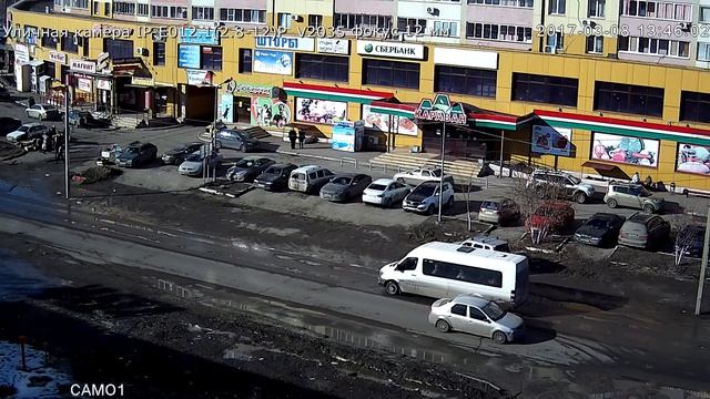 Уличная IP камера 1080 (2мп). Модель Optimus IP E012.1(2.8-12)P_V2035 день