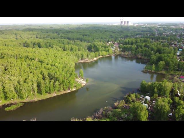 Пролёт от дачи до озера.