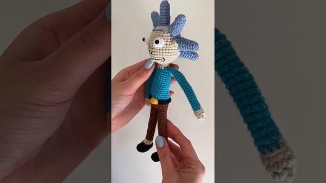 #амигуруми #вязание #рик #подарок #рикиморти #23февраля #подарокпарню #подарокдевушке #игрушки