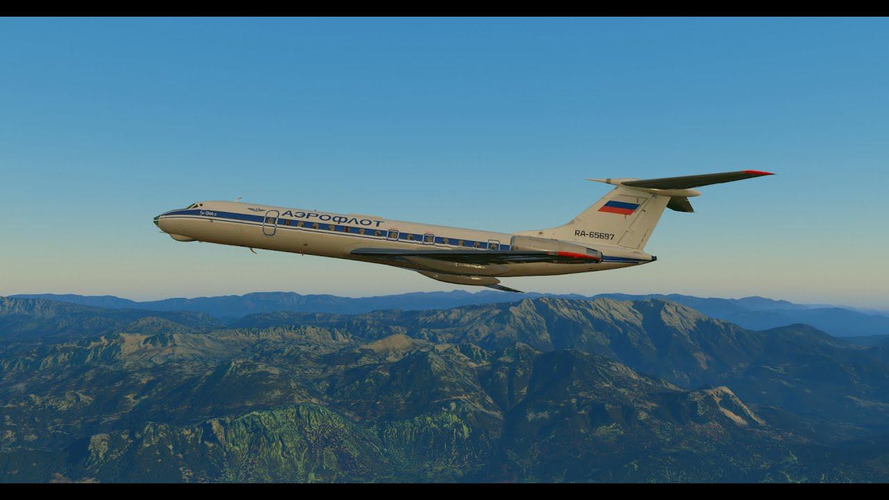 LTAI (АНТАЛЬЯ) - URSS (СОЧИ) | ТУ-134 А-3 V 1.01 CHURCHELLA TEAM | ДУБЛЬ 2! | X-PLANE 11