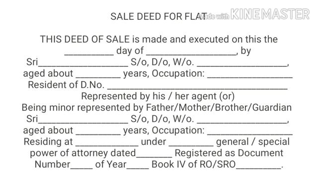 How to draft a sale deed? | registration | documents required | drafting pleading