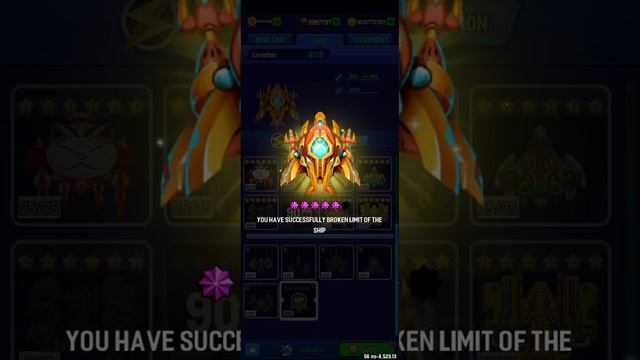 space-shooter-galaxy-attack-v1.527-mod-apk 1000 star too new ship unlocked boos test #Hackship #Hac