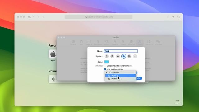 How to create and switch profiles in Safari on Mac | Apple Support