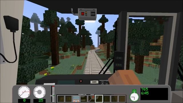 Minecraft Real Trains Mod New Train Review !