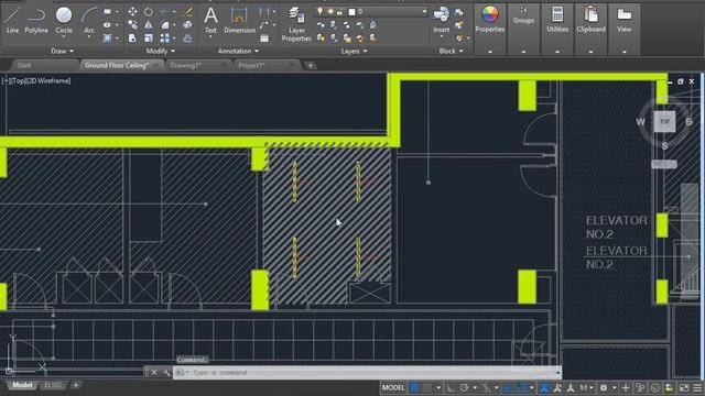 How To Export A Room From DIAlux To AutoCad ? Commands (Copy , Rotate , Lisp