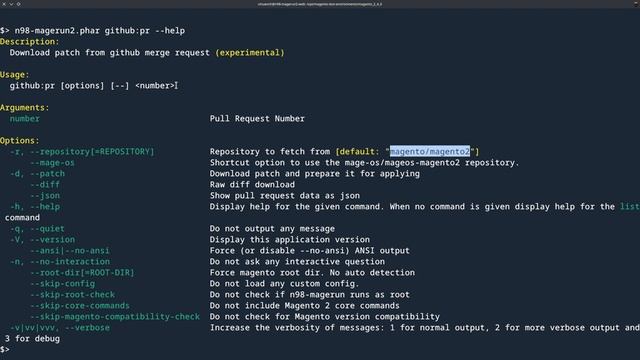 Create Magento / Mage-OS Patch Files From Github Pull Requests Via N98-magerun2