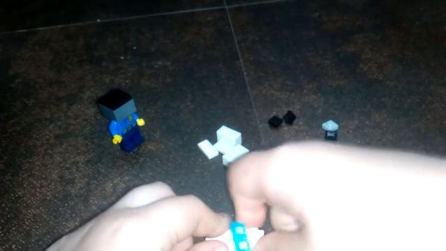 Как сделать из лего человечка из майнкрафта и машину