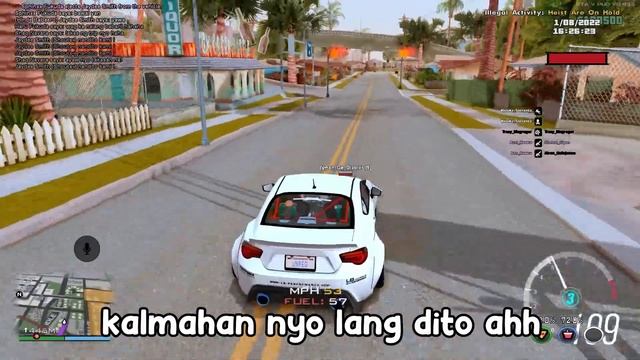 TOYOTA 86 VS COPS | BIG BANK ROBBER IN GTA SAMP | UPTOWN CITY ROLEPLAY