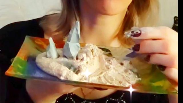 АСМР//ГЛИНА В ПАСТЕ//ГОЛУБАЯ УЗБЕЧКА//ASMR//CLAY IN PASTE//BLUE UZBEK//