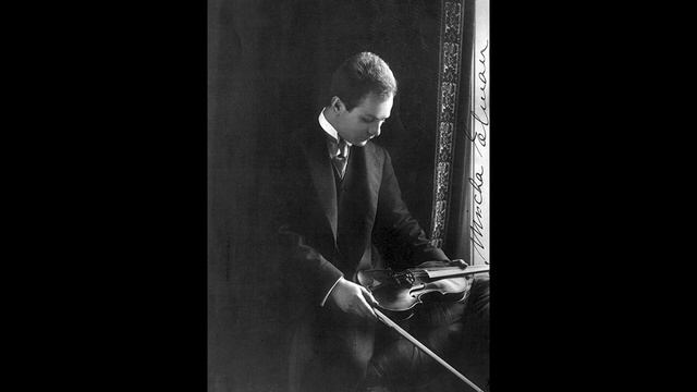 Mischa Elman (violin) - Introduction To Rondo Capriccioso (Saint-Saens) (1907)