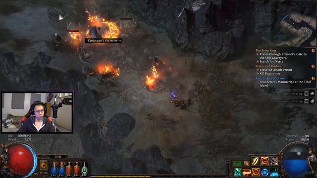Path Of Exile - Abyss League Lets Play Part 5 - Shavronne Boss