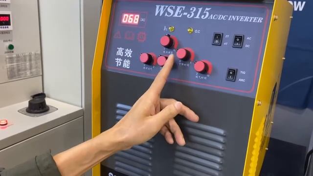 New TIG Welding Machine WSE-315 AC DC Data Setting And Introduction