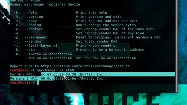 How To Change Mac Address In Kali Linux | Macchanger