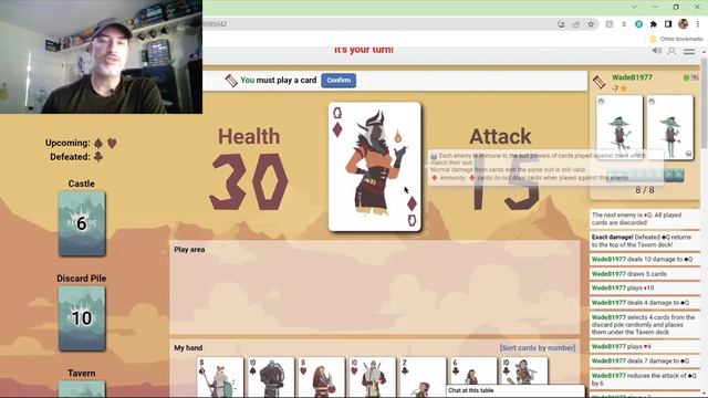 Regicide Solo On Board Game Arena