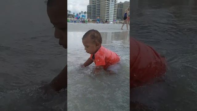 Baby Escapes Shark Attack