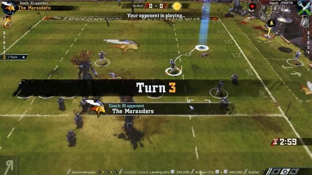 Blood Bowl 2: Legendary Edition Gameplay Let's Play Part 1 (HALF THE BATTLE)