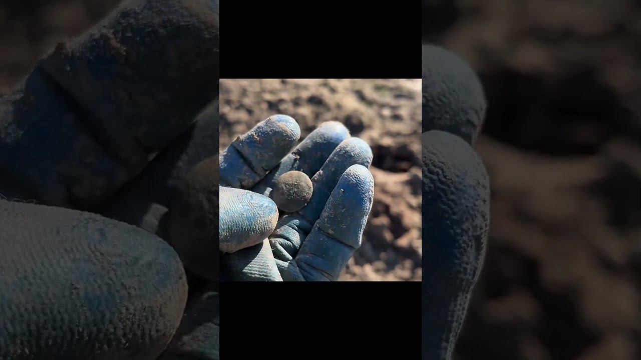 Очередная пуговица, за один выезд нашел шесть штук  #deus #metaldetecting #металлоискатель