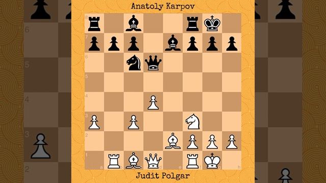 Judit Polgar Vs Anatoly Karpov | 7th Essent, 2003 #chess